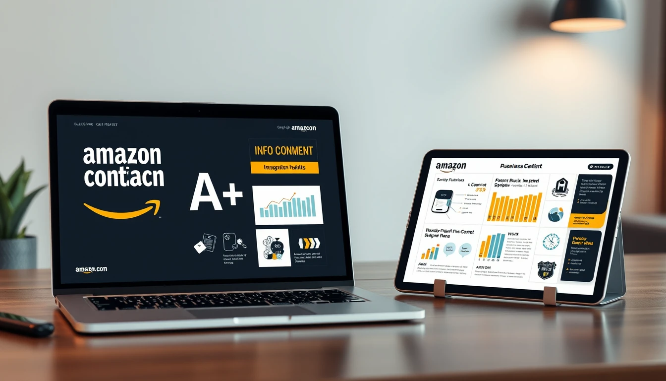 Amazon A+ Content design templates and 3D mockups for business books