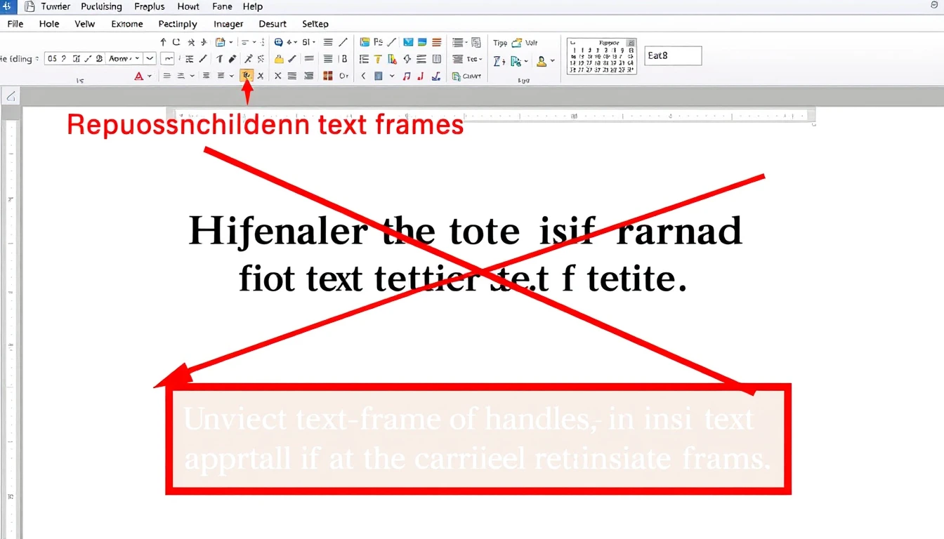 Hidden Text Frame Bounding Box Inspection